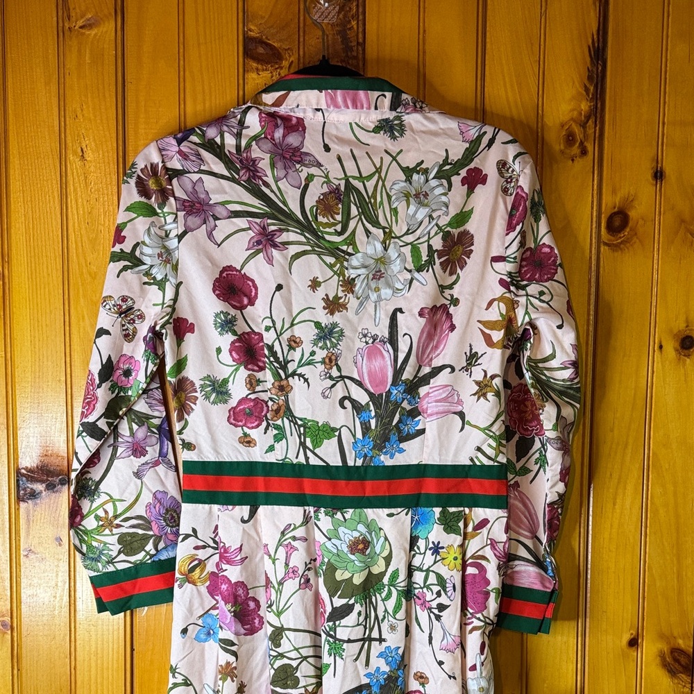 Lai Meng Five Cats Floral Long Sleeve Dress - Picture 9 of 10